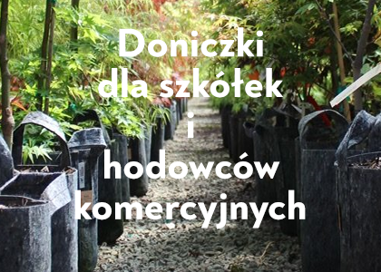 Doniczki materiałowe dla większych upraw i hodowli 