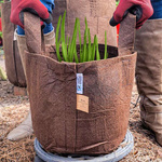 Growbag Root Pouch doniczka materiałowa 35x30cm 30L z uchwytem brązowa