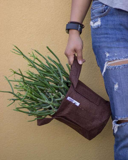 Growbag Root Pouch doniczka materiałowa 40x30cm 39L z uchwytami brązowa 300 szt
